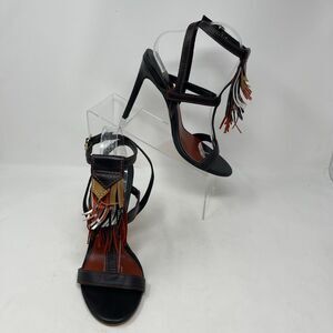 BRIAN ATWOOD Fabia Fringe Sandals Womens Size 9